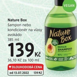 Šampon Nature box