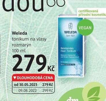 Vlasové tonikum Bio Weleda