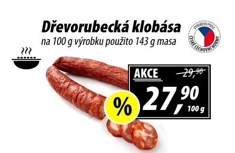 Dřevorubecká klobása