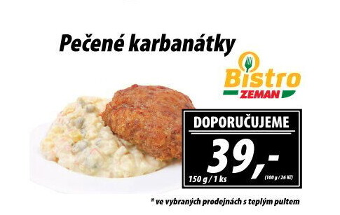 Karbanátek pečený