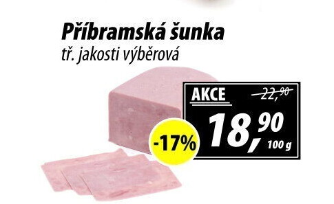 Šunka výběrová příbramská