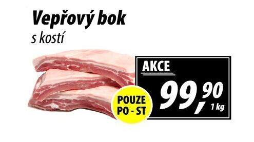 Vepřový bok s kostí