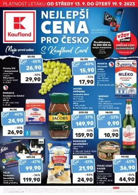 akční leták Kaufland 13.9.2023-19.9.2023