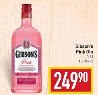 Gin Pink Gibson'