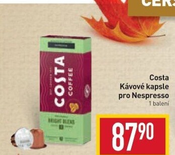 Kapsle kávové Nespresso Costa Coffee