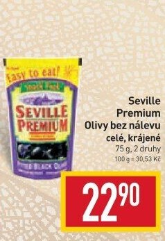 Olivy bez nálevu Seville Premium