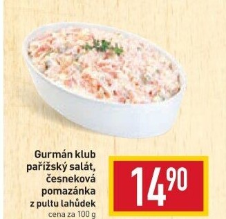 Pařížský salát Gurmán Klub