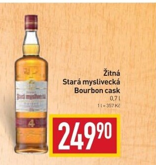 Stará žitná myslivecká Bourbon Cask Reserve