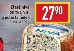 Sýr Niva zlatá Jihočeská 60% Madeta