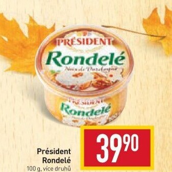 Sýr termizovaný Rondelé President