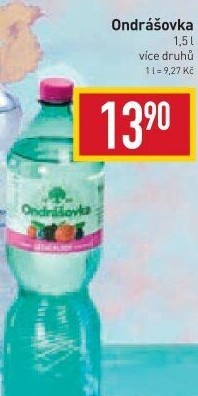 Voda ochucená Ondrášovka