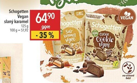 Čokoláda Vegan Schogetten