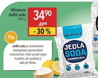 Jedlá soda Allnature