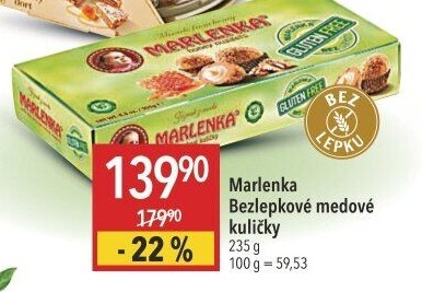 Kuličky bez lepku Marlenka