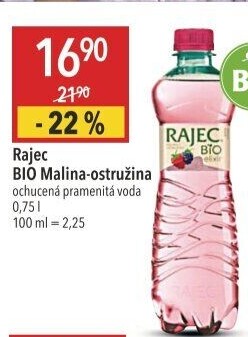 Ochucená voda bio Rajec