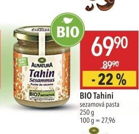 Sezamová pasta Tahin bio Alnatura