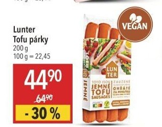 Tofu párky Lunter