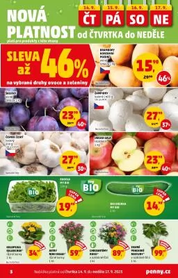 akční leták Penny Market 14.9.2023-20.9.2023
