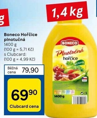 Hořčice plnotučná Boneco