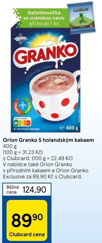 Instantní kakao Granko