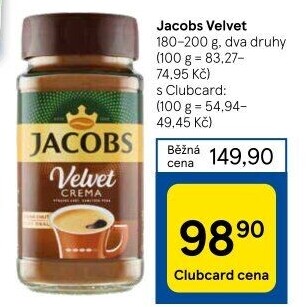 Instantní káva Jacobs Velvet