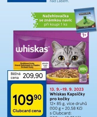 Kapsičky pro kočky Whiskas
