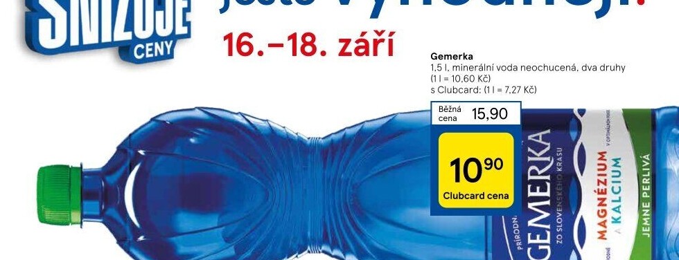 Minerální voda Gemerka
