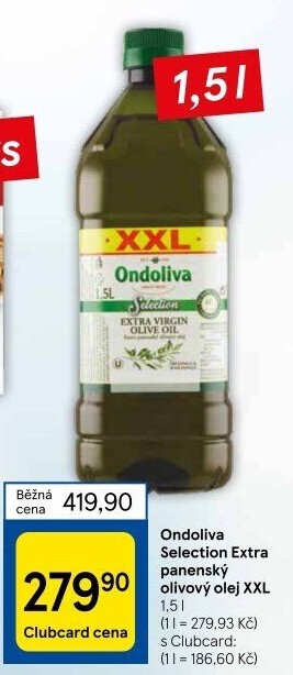 Olivový olej extra panenský Selection Ondoliva