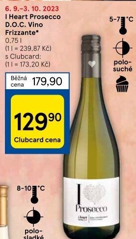Prosecco Frizzante I Heart