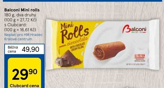 Roláda Mini rolls Balconi