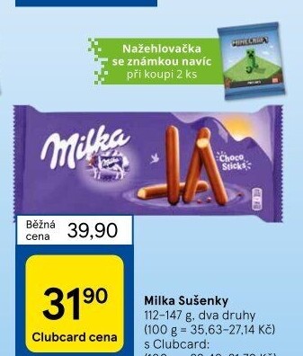 Sušenky Milka