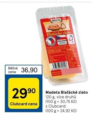 Sýr Blaťácké zlato Madeta