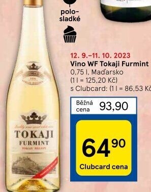 Víno Furmint Tokaji