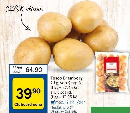 Brambory Tesco