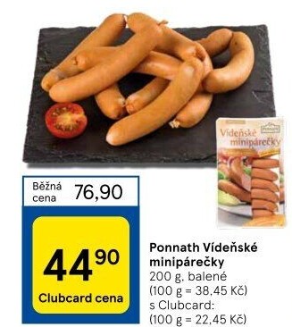 Minipárečky vídeňské Ponnath