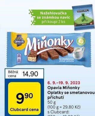 Oplatky Miňonky Opavia