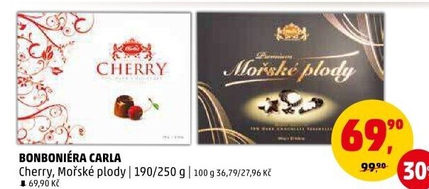 Bonboniéra Višně v čokoládě Cherry Carla