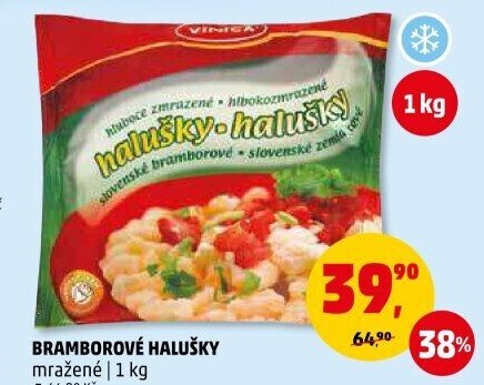 Halušky bramborové mražené Vinica