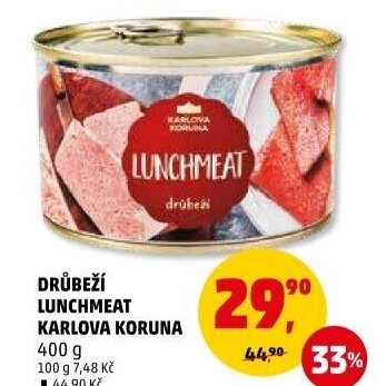 Lunchmeat drůbeží Karlova Koruna
