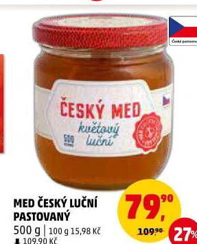 Med český květový-luční