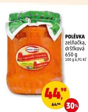 Polévka zelňačka Řeznictví Kněždub Náhlík&amp