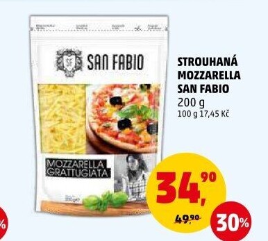Sýr Mozzarella strouhaná San Fabio