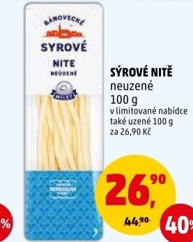 Sýrové nitě Bánovecké Milsy