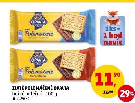 Zlaté polomáčené Opavia