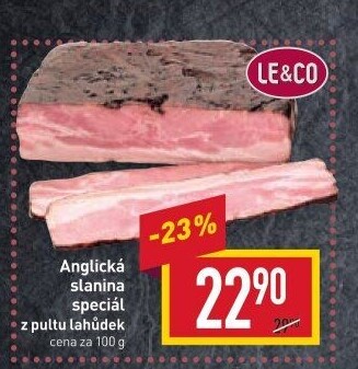 Anglická slanina speciál LE&amp