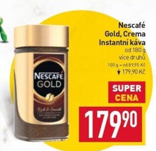 Instantní kávy Nescafé Gold