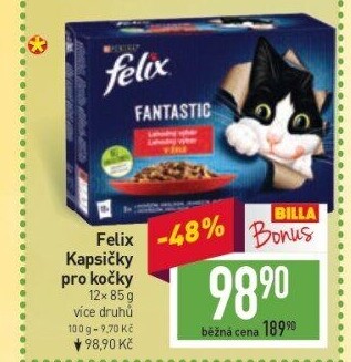Kapsičky pro kočky Felix Purina