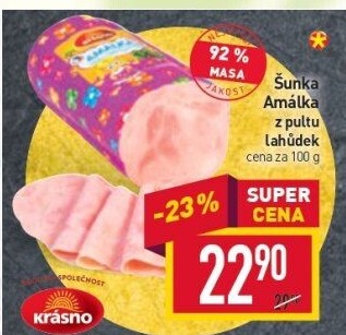 Šunka Amálka nejvyšší jakosti Krásno