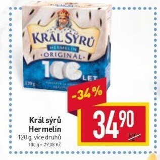 Sýr Hermelín Král sýrů