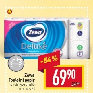 Toaletní papír 3vrstvý Deluxe Zewa